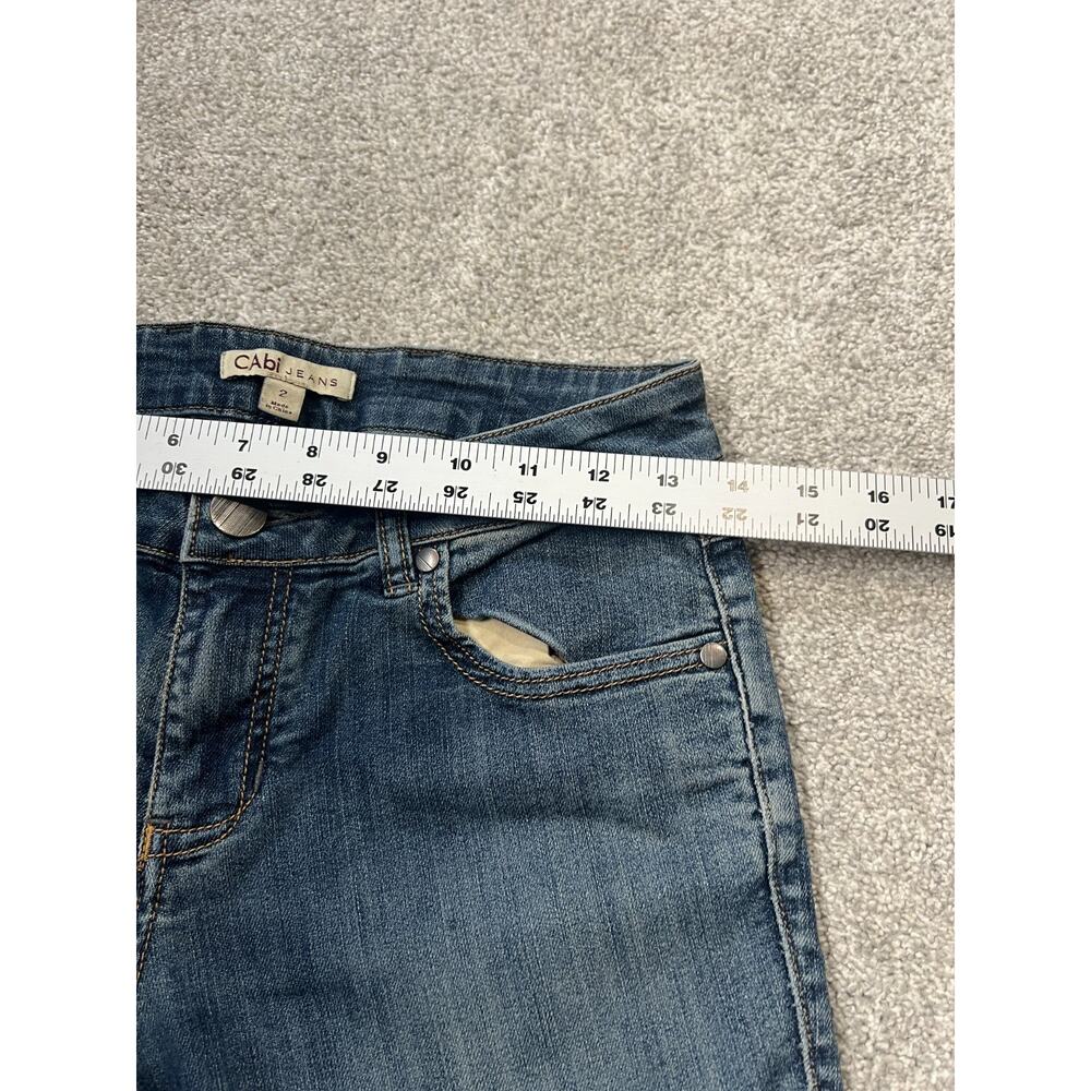 Cabi Jeans Womens Size 2 Blue Medium Wash Cottage Casual Bootcut - Picture 7 of 10
